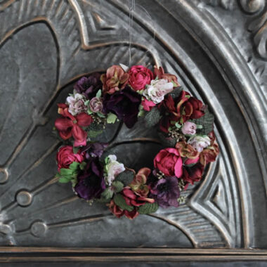 **フラワーリース15／アーティフィシャル(造花)