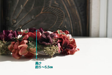 フラワーリースサイズ