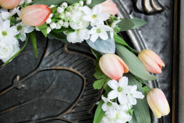 チューリップ&スズラン**フラワーリース30