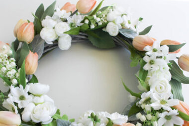 チューリップ&スズラン**フラワーリース30/アーティフィシャル(造花)