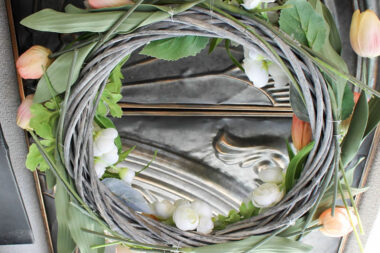 チューリップ&スズラン**フラワーリース30/アーティフィシャル(造花)