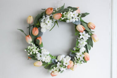 チューリップ&スズラン**フラワーリース30